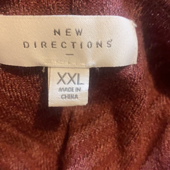 Open Front Sleeveless Tunic Sweater - Picture 6 of 7